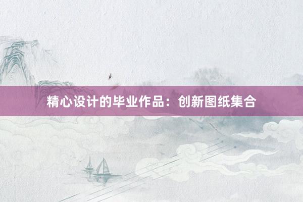 精心设计的毕业作品：创新图纸集合